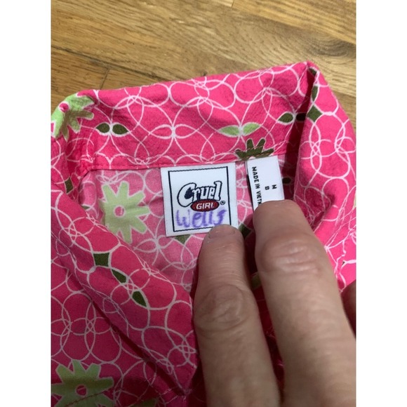 2 Cruel Girl Ranch Western Rodeo Rhinestone Snap Button Riding Shirts-8M - Picture 5 of 10